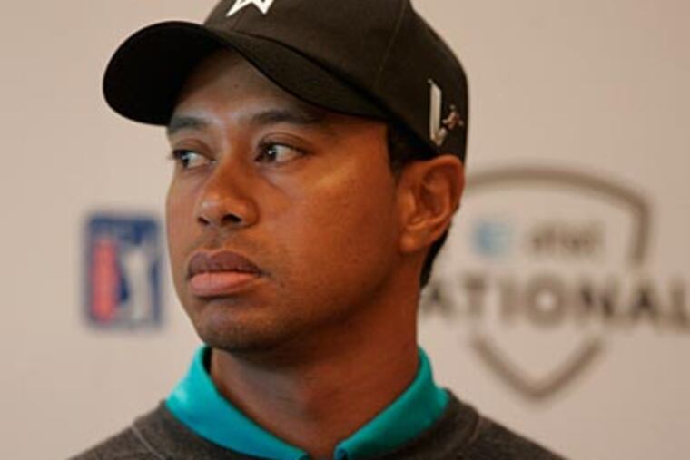 Tiger Woods will tee off at 12:56 p.m. Thursday in the first round of the AT&T National. (Michael Bryant / Staff File Photo)