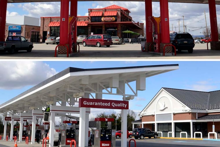 Sheetz, top, and Wawa are teaming up for a good cause.