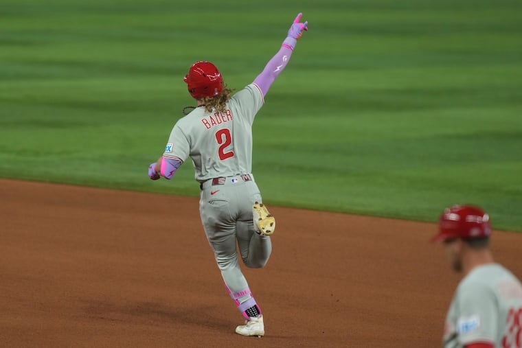 Harrison Bader's home run ball he hit on Friday continues to be a swirling topic after trading card retailer Blowout Cards offered the "Phillies Karen" $5,000 for it with a catch.