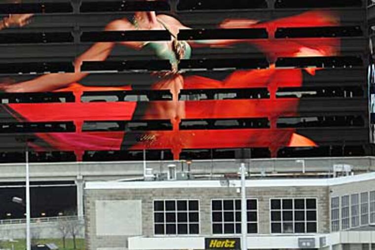 The airport mural dwarfs all 3,000 that came before it in size, ambition, and logistical quagmires. Jacques-Jean Tiziou, a 2002 Penn grad, conceived the complicated 3-D design on Google Sketch-Up.