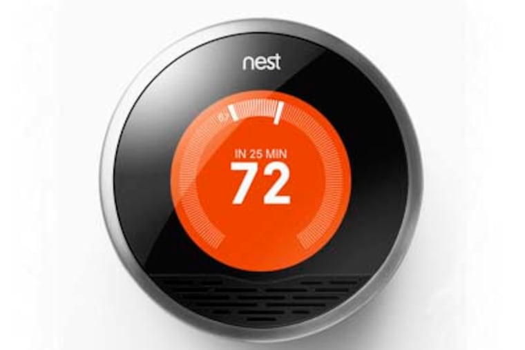 The Nest Learning Thermostat from Nest Labs of Palo Alto, California. The company’s scientists have roots in Apple, Google and Twitter.