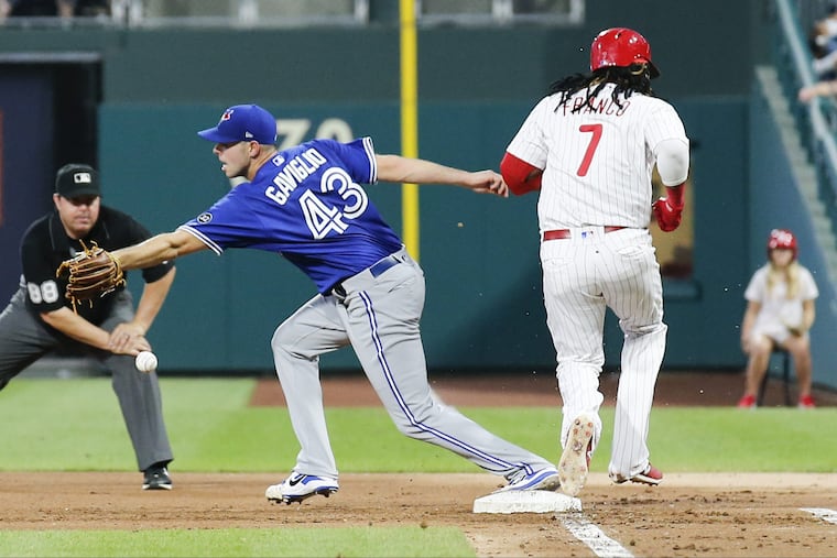 Maikel Franco hits way too many ground balls for Phillies manager Gabe Kapler's liking.