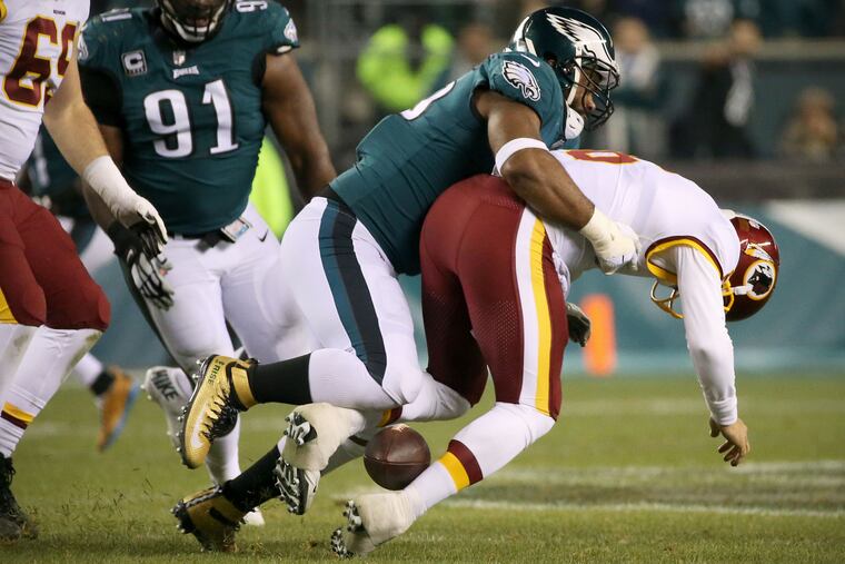 Defensive end Brandon Graham is in the final year of his contract and could be playing his last game in Eagles green this Sunday.