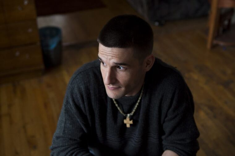 Russell Schober, a former Harvard University football star, at his Brentwood, Pa., home.