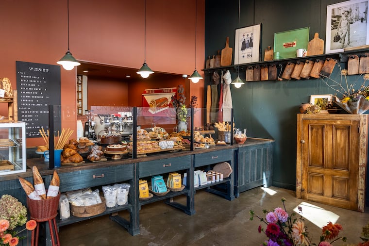 Baked goods on display at the Bread Room, 834 Chestnut St.