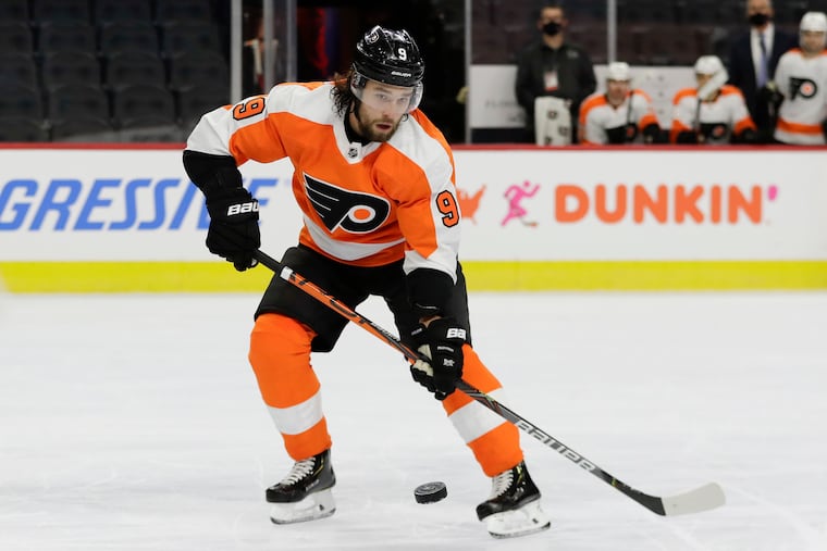 Ivan Provorov had 13 goals in 69 games last season, including seven on the power play to lead all NHL defensemen.