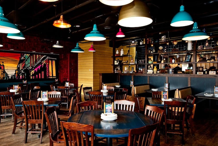 Dining room at Bomba Taco + Rum Bar at The Grove in Malvern.