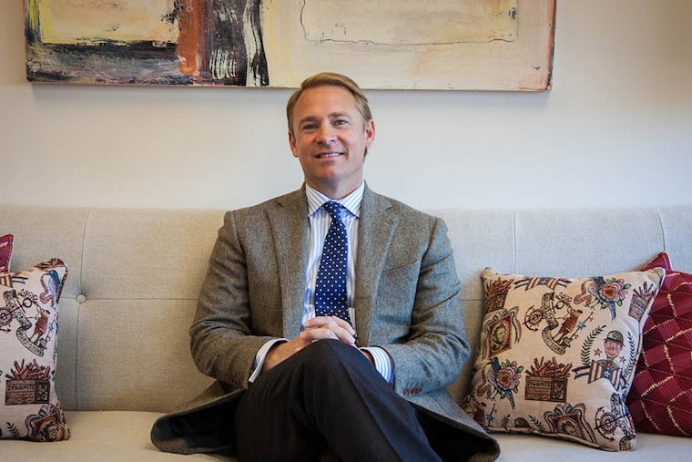 Will Fuller, President of Lincoln Financial Group Annuity Solutions, Lincoln Financial Distributors, and Lincoln Financial Network, in his office in Radnor, Pa. ( Emily Cohen / Phildelphia Inquirer )