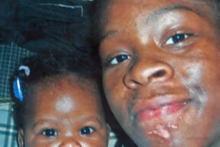 Appolonia Tucker with baby, Jamira.