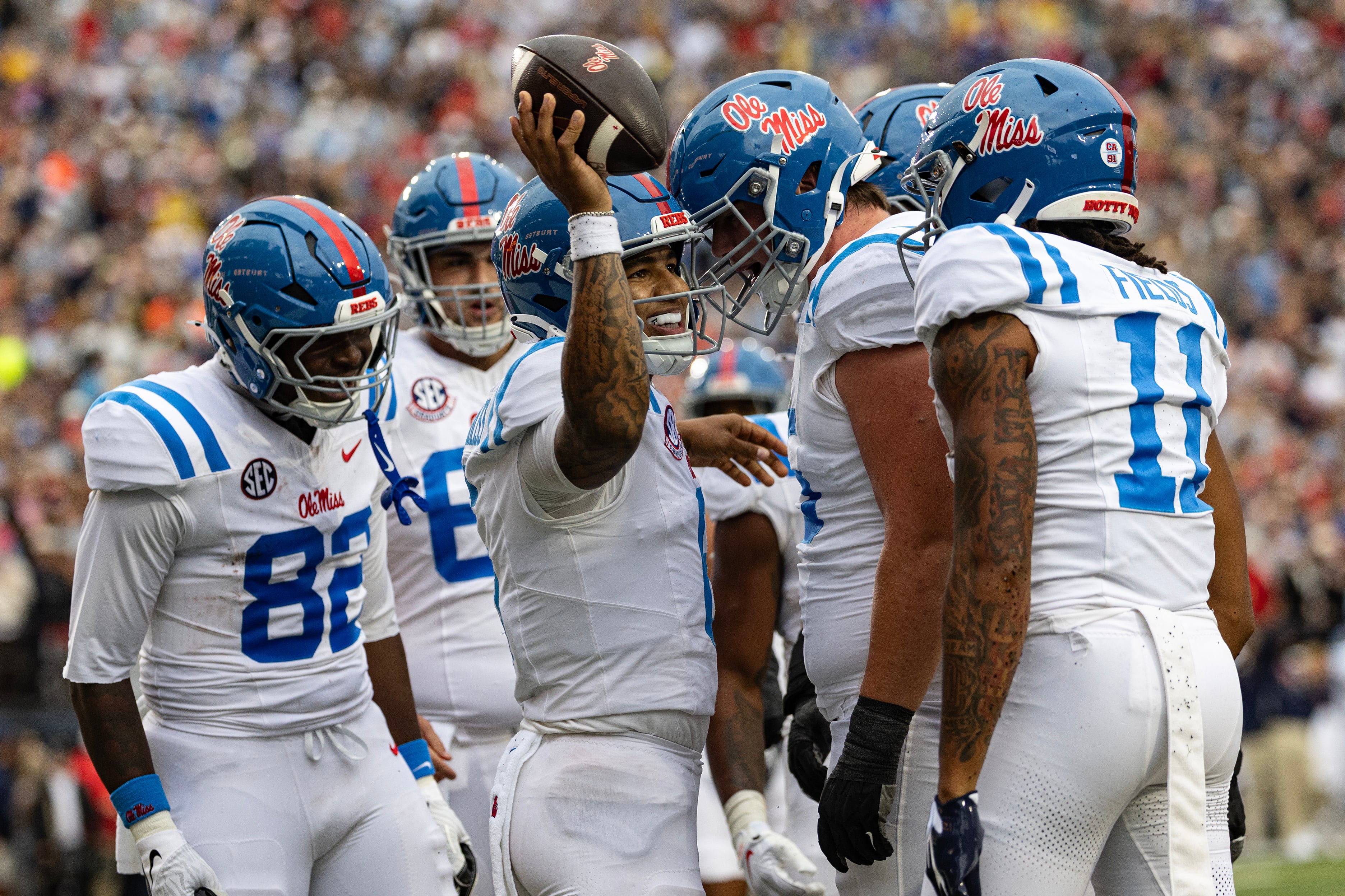 Chambliss Leads No. 9 Ole Miss Past Vanderbilt in Dominant 52-17 Win