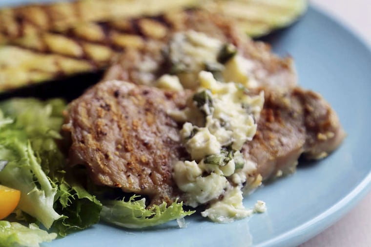 Pork cutlets with zucchini and oregano. ( Regina H. Boone / Detroit Free Press / TNS )