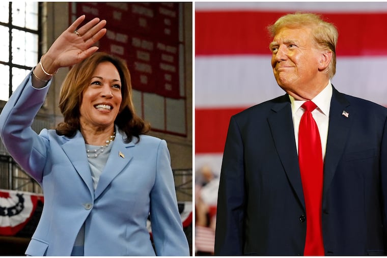 Vice President Kamala Harris and former President Donald Trump