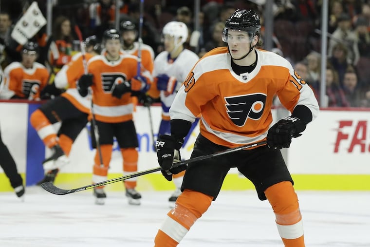 Nolan Patrick will be among the Flyers youngsters making their postseason debut. One of his assignments will be to defend the line led by Penguins star Evgeni Malkin.