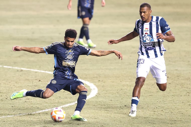 Nathan Harriel (left) and the Union will be back in the Concacaf Champions Cup next year.