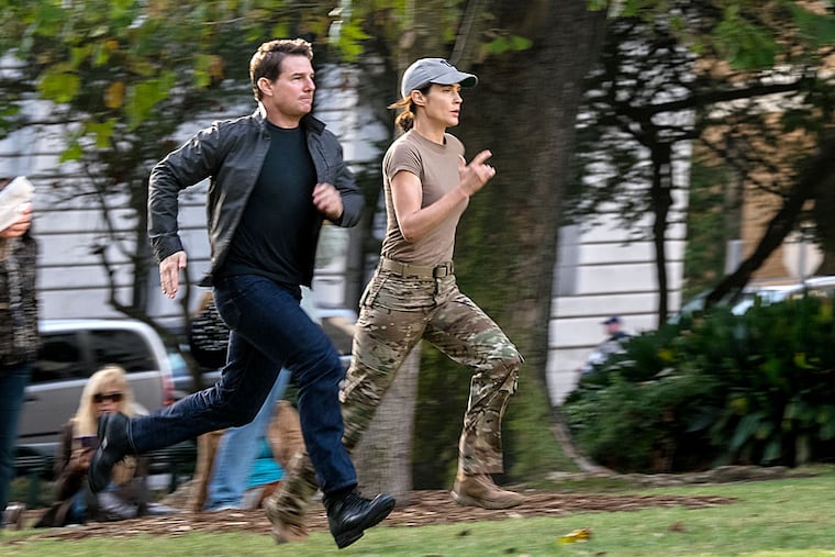 In "Jack Reacher: Never Go Back," Tom Cruise stars as the title character - ex-Army officer, drifter, weapons expert, martial artist - rescuing Cobie Smulders, an Army officer being framed for espionage.