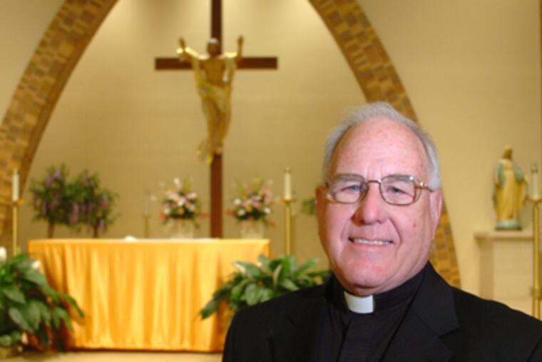 Monsignor Robert McDermott, known as “Msgr. Bob,” is also vicar general of the Camden Diocese. To serve “in Camden as a Catholic priest is pure Gospel,” he says. (Clem Murray / Staff Photographer)