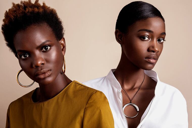 Models wearing Jameel Mohammed's Khiry collection.