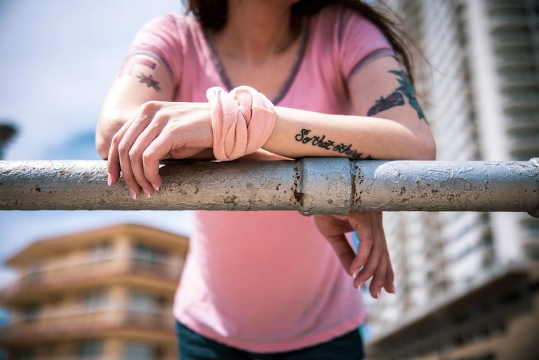 This image, provided by the American Civil Liberties Union of New Jersey, depicts a transgender woman whose lawsuit has led the state to shift its policy on housing trans inmates. She has been identified in court records only under a pseudonym.