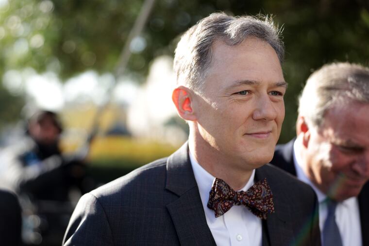 U.S. Deputy Assistant Secretary of State for European and Eurasian Affairs George Kent arrives at a closed session before the House Intelligence, Foreign Affairs and Oversight committees on Oct. 15 at the U.S. Capitol in Washington as part of the ongoing impeachment inquiry against President Donald Trump.