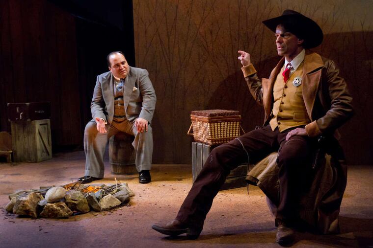 "Mr. Hart & Mr. Brown," with a cast including Richard Ruiz (left) and Christopher Patrick Mullen, is being staged at People's Light & Theatre.