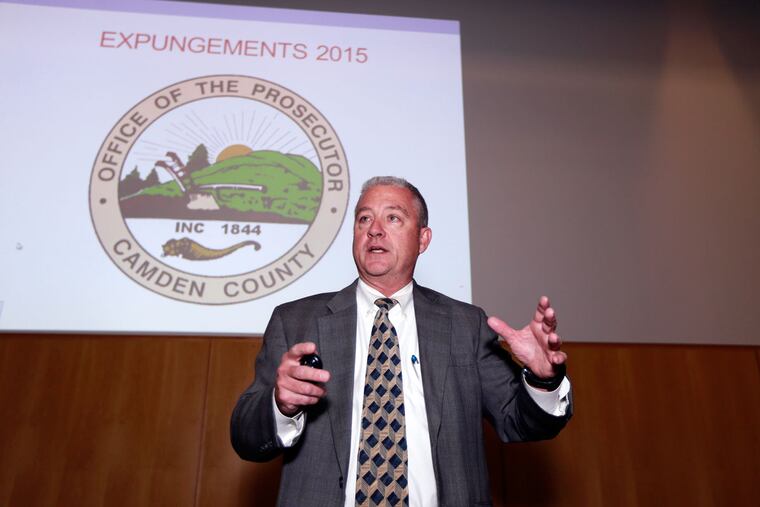 William Staas, a Camden County assistant prosecutor, offers advice on having criminal records expunged.