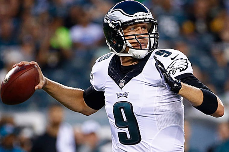 Eagles quarterback Nick Foles. (Matt Rourke/AP)