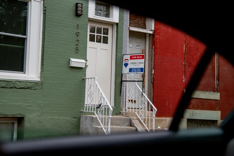 A home for sale earlier this month in North Philadelphia, just west of Temple University. A record-low supply of homes for sale has created a strong seller's market. Some sellers are preferring buyers with conventional mortgages over those with FHA-insured loans.