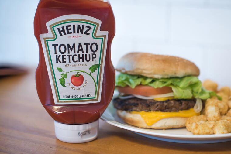 A bottle of Heinz ketchup is arranged for a photograph in Dobbs Ferry, New York, on Feb. 20, 2019. Bloomberg photo by Tiffany Hagler-Geard.
