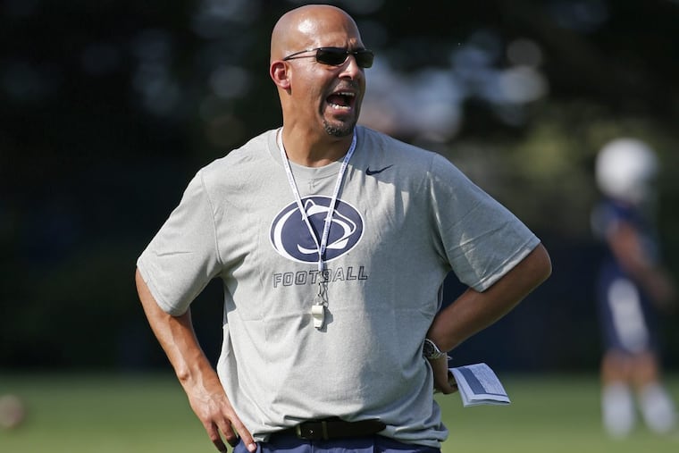 Penn State coach James Franklin has the luxury of playing two quarterbacks at the same time.