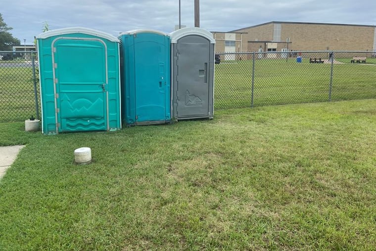 Permanent, ADA-compliant bathrooms would be built at Glassboro High School's football field pending a successful bond referendum.