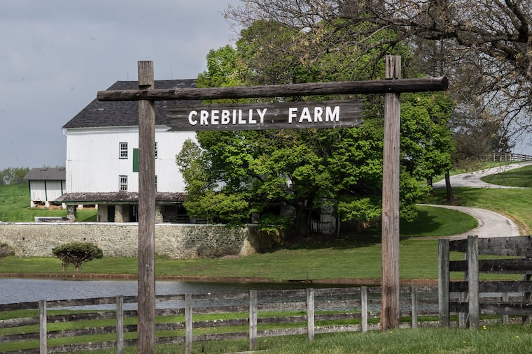 A view of Crebilly Farm is shown in Chester County, Tuesday, April 30, 2019. Neighbors for Crebilly Farm, a group of Westtown Township residents that have grappled with Toll Brothers for the better part of two years over a proposed development on an historic farm in Chester County. Now that Toll has appealed the township's denial to the Commonwealth Court, they've shown no signs of letting up.