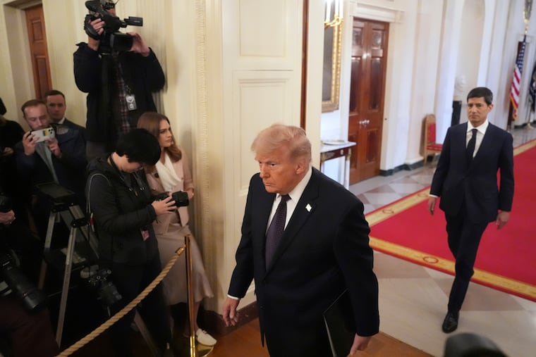 President Donald Trump (left) has made it a priority to crack down on leaks to the press.
