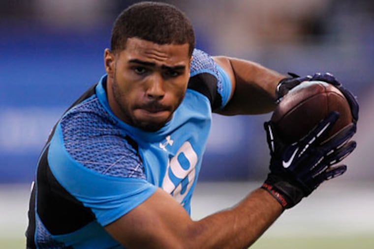 Mychal Kendricks could push for playing time with the Eagles right away. (Dave Martin/AP file photo)