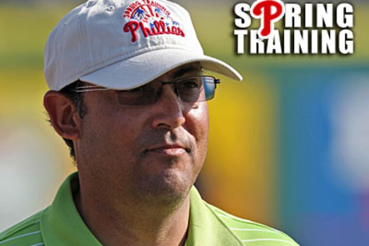 "I honestly believed we still had Chase Utley playing for us opening day," Ruben Amaro Jr. said. (David M Warren/Staff Photographer)