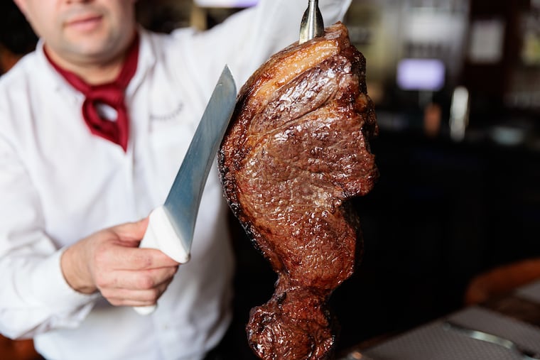Picanha on the skewer at Guacho’s Prime on Monday, Sept. 9, 2024, in Philadelphia .