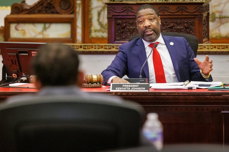 Philadelphia City Council President Kenyatta Johnson, shown in this February file photo questioning Philadelphia Superintendent Tony B. Watlington Sr., has ordered a sweeping new performance audit of the Philadelphia School District.