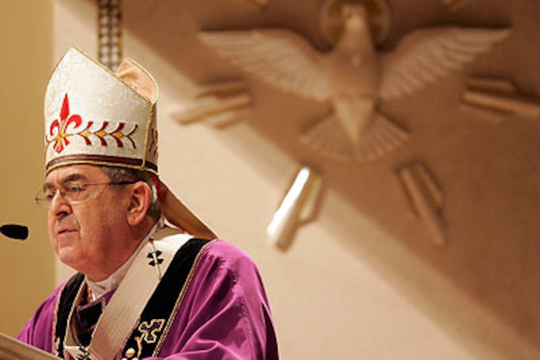 Cardinal Justin Rigali and his bishops "failed miserably at being open and transparent," says the chair of the group reviewing sex abuse cases for the archdiocese. (David Swanson / Staff Photographer)