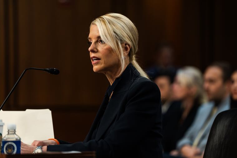 Democrats have accused Attorney General Pam Bondi of blackmailing and bullying them into ceding more power to the Trump administration.