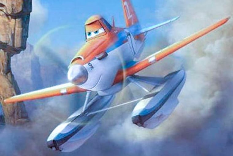 Dusty Crophopper (voiced by Dane Cook) is fighting fires in a national park these days in this sequel to "Planes."