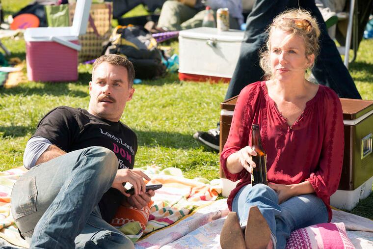 Lauren Weedman with Murray Bartlett in the HBO series "Looking." She plays Doris, the snarky roommate on the show.