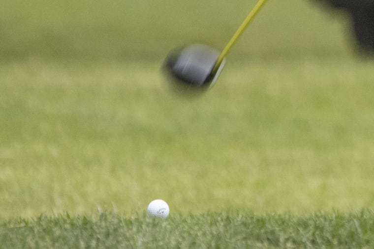 Steve Swartz tees off at Sunnybrook Golf Club last year.