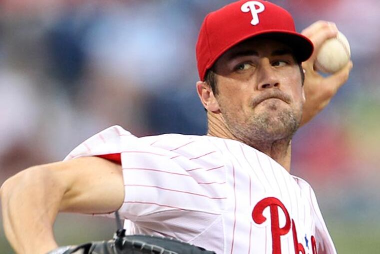 Phillies pitcher Cole Hamels. (Yong Kim/Staff Photographer)