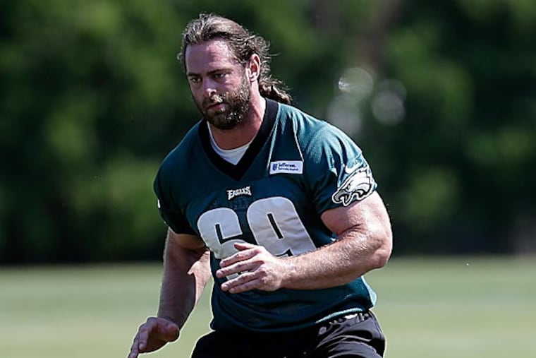 Eagles guard Evan Mathis. (Matt Rourke/AP)