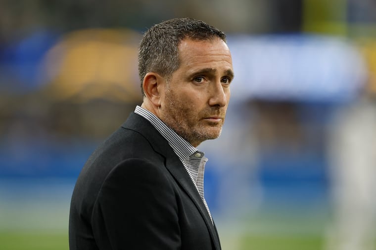 Eagles general manager Howie Roseman met the media in Phoenix on Sunday, and discussed the team's departures and needs off the edge.