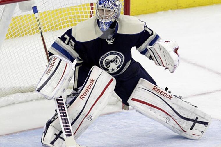 A former Flyer, Blue Jackets goalie Sergei Bobrovsky won the Vezina Trophy this season. (Jay LaPrete)