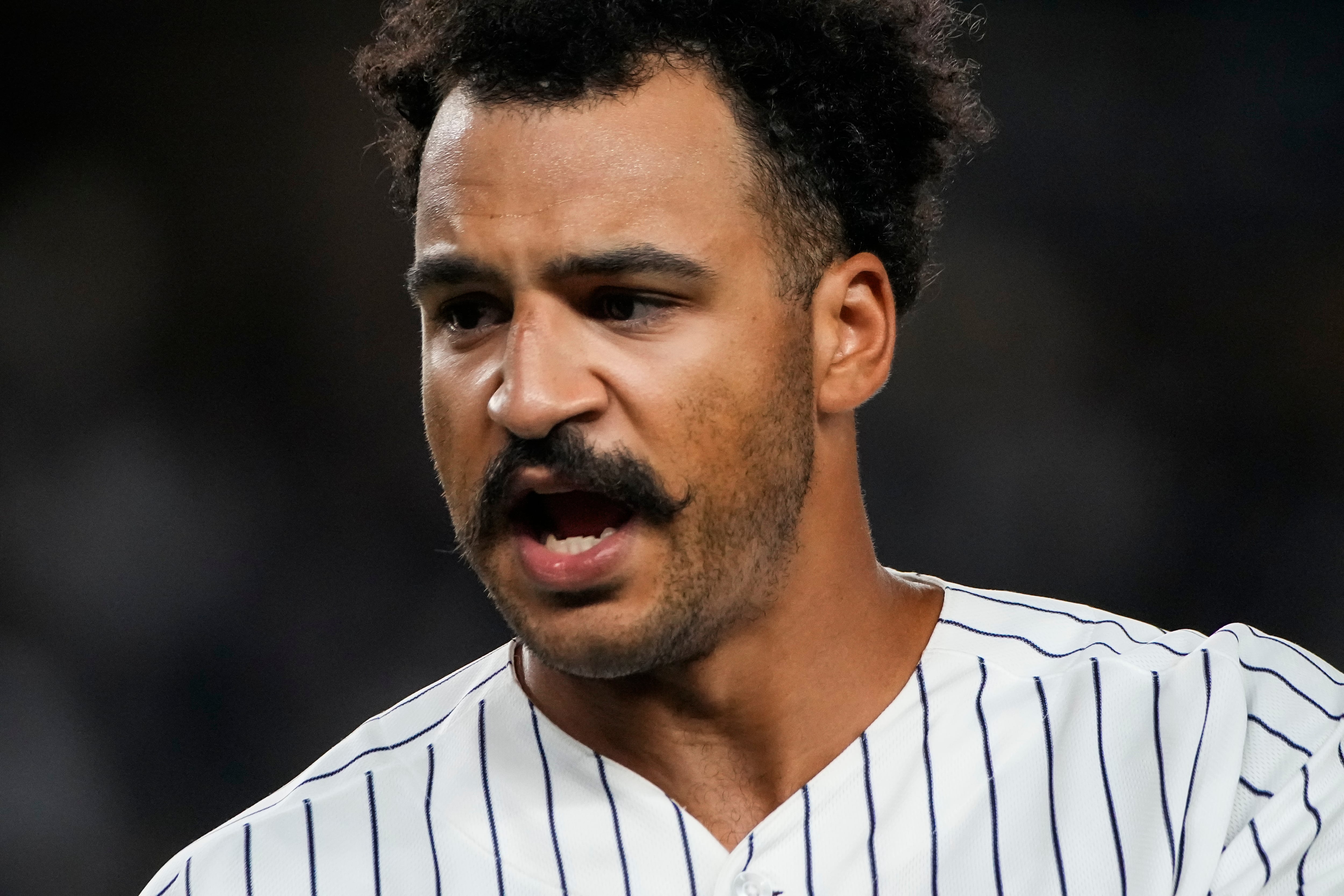 Yankees' Trent Grisham leaves game with right hamstring discomfort