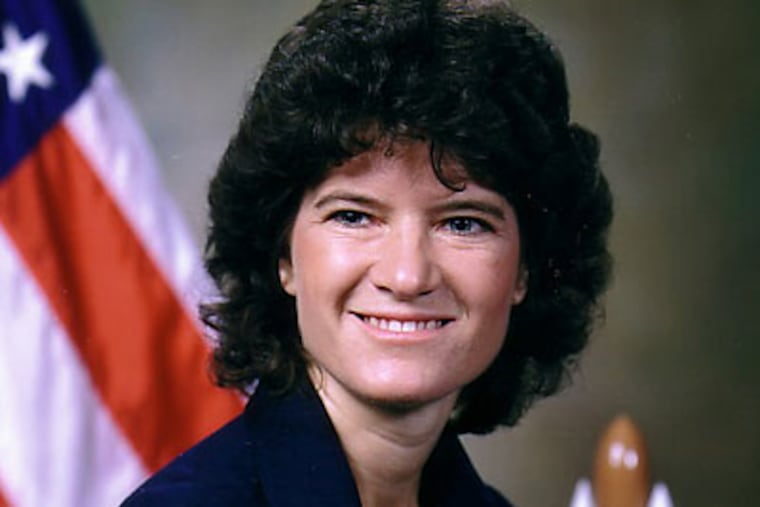Astronaut Sally Ride, the first American woman in space, died Monday after a 17-month battle with pancreatic cancer. (AP Photo)