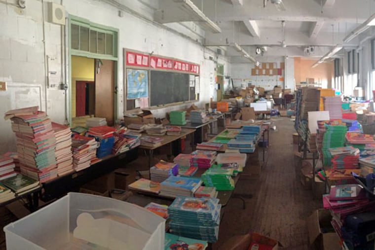 Thousands of books were left behind when Bok High School closed. The district says it will bring in outside help to tally the books.