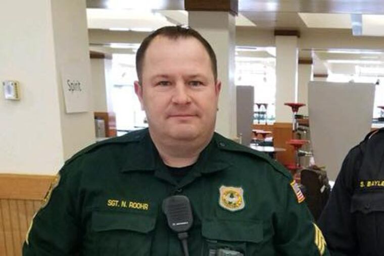 Bordentown Township Police Sgt. Nathan Roohr