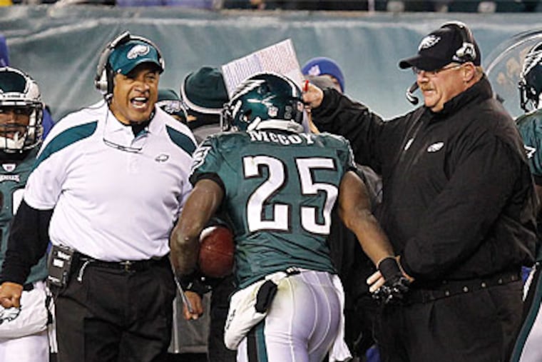 "You guys all know how I feel about Juan. I don't think that's new news," Andy Reid said Monday. (Ron Cortes/Staff Photographer)